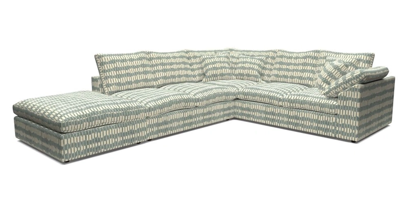 Big Softie Sloped Arm Large Corner Group RHF in Sahara Chalk