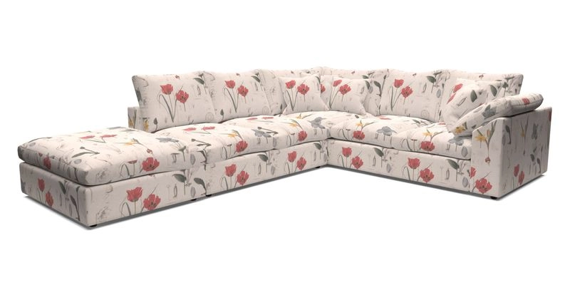 Big Softie Sloped Arm Large Corner Group RHF in Sahara Chalk