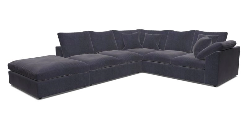 Big Softie Sloped Arm Large Corner Group RHF in Sahara Chalk