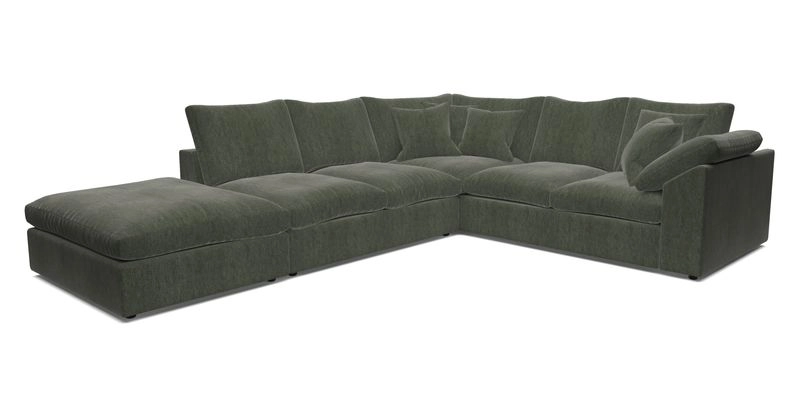 Big Softie Sloped Arm Large Corner Group RHF in Sahara Chalk