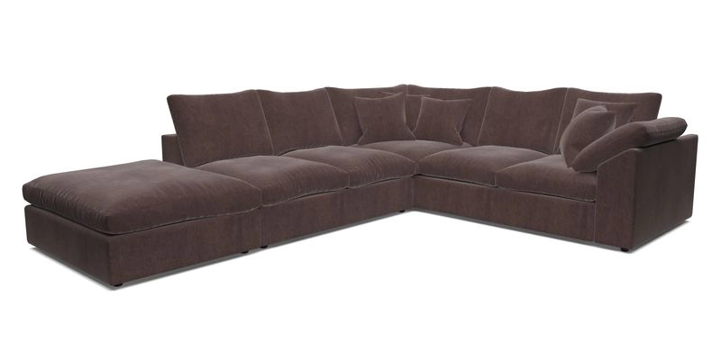 Big Softie Sloped Arm Large Corner Group RHF in Sahara Chalk
