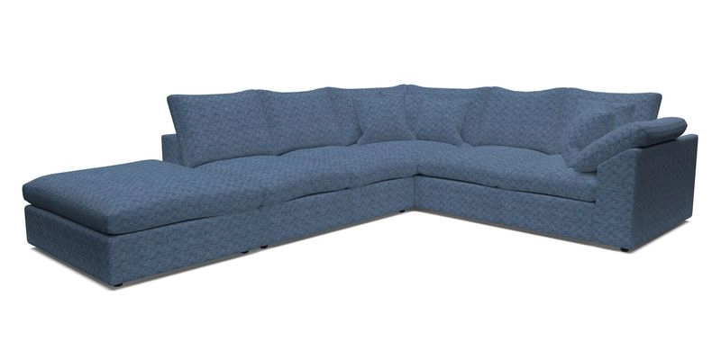 Big Softie Sloped Arm Large Corner Group RHF in Sahara Chalk