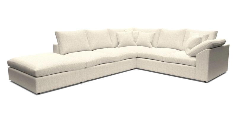 Big Softie Sloped Arm Large Corner Group RHF in Sahara Chalk