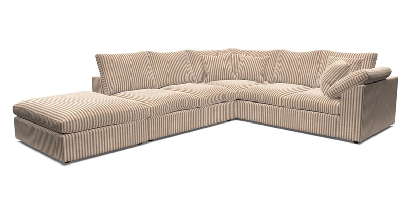 Big Softie Sloped Arm Large Corner Group RHF in Sahara Chalk