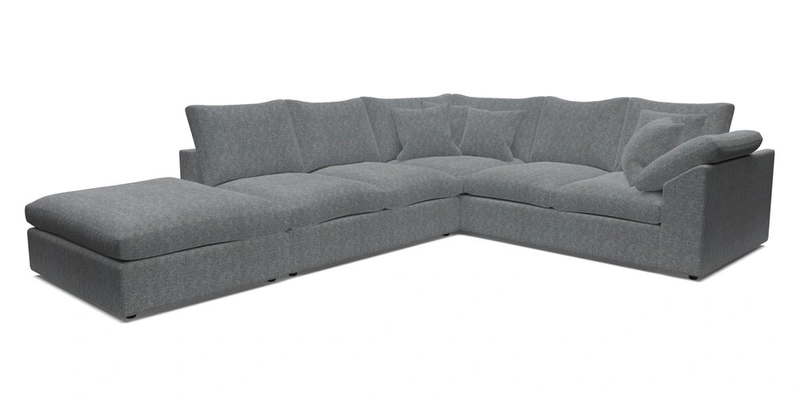 Big Softie Sloped Arm Large Corner Group RHF in Sahara Chalk