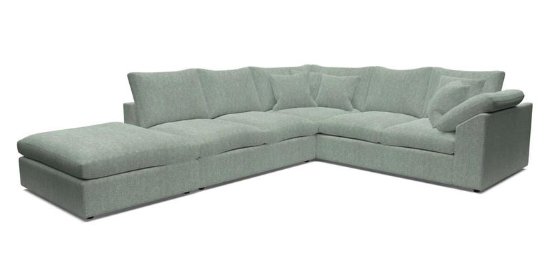 Big Softie Sloped Arm Large Corner Group RHF in Sahara Chalk