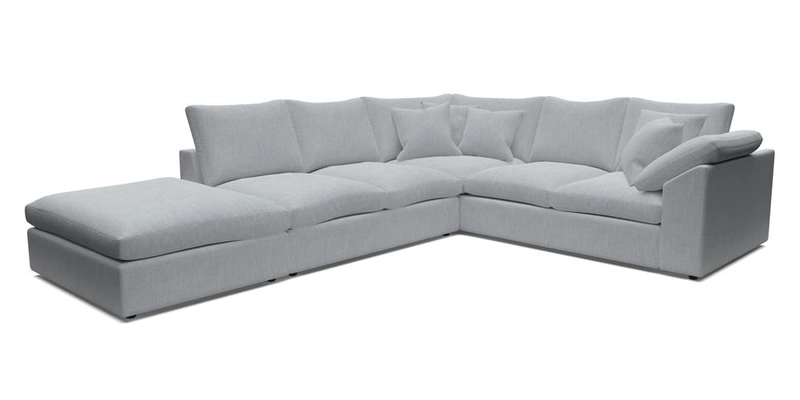 Big Softie Sloped Arm Large Corner Group RHF in Sahara Chalk