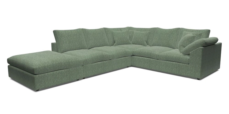 Big Softie Sloped Arm Large Corner Group RHF in Sahara Chalk
