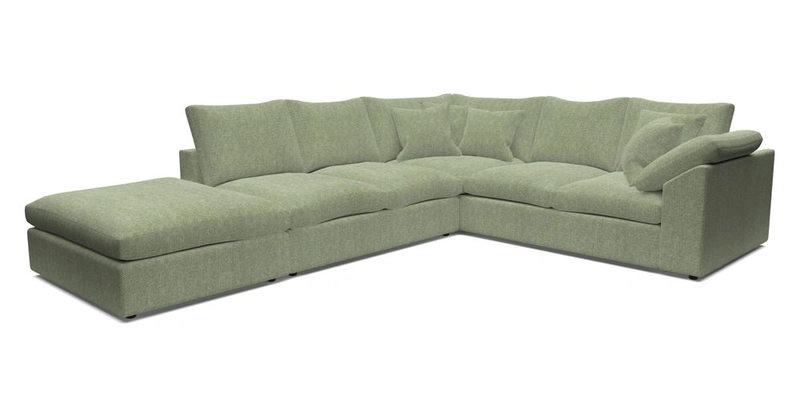 Big Softie Sloped Arm Large Corner Group RHF in Sahara Chalk