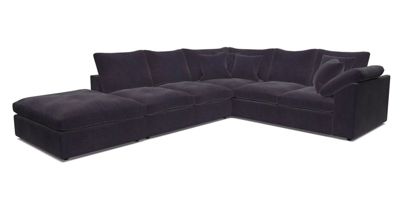 Big Softie Sloped Arm Large Corner Group RHF in Sahara Chalk