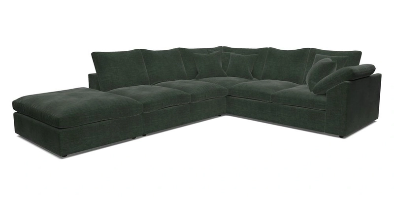 Big Softie Sloped Arm Large Corner Group RHF in Sahara Chalk