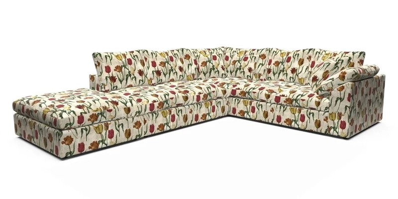 Big Softie Sloped Arm Large Corner Group RHF in Sahara Chalk