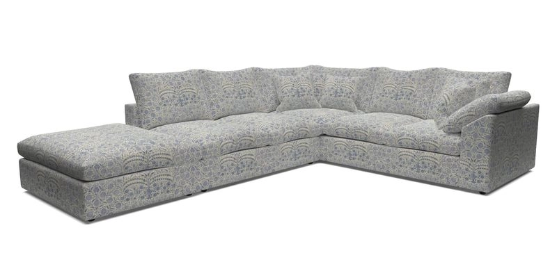 Big Softie Sloped Arm Large Corner Group RHF in Sahara Chalk