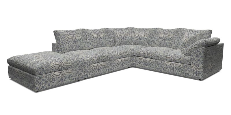 Big Softie Sloped Arm Large Corner Group RHF in Sahara Chalk