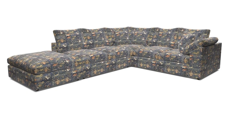 Big Softie Sloped Arm Large Corner Group RHF in Sahara Chalk