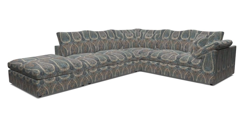 Big Softie Sloped Arm Large Corner Group RHF in Sahara Chalk