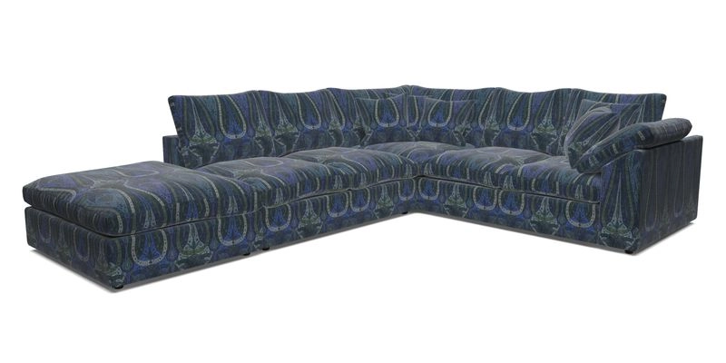Big Softie Sloped Arm Large Corner Group RHF in Sahara Chalk