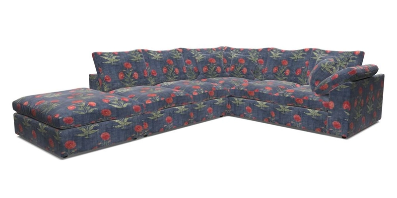Big Softie Sloped Arm Large Corner Group RHF in Sahara Chalk