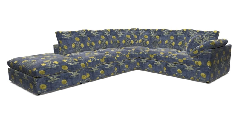 Big Softie Sloped Arm Large Corner Group RHF in Sahara Chalk