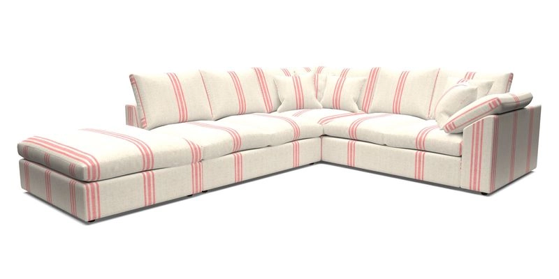 Big Softie Sloped Arm Large Corner Group RHF in Sahara Chalk