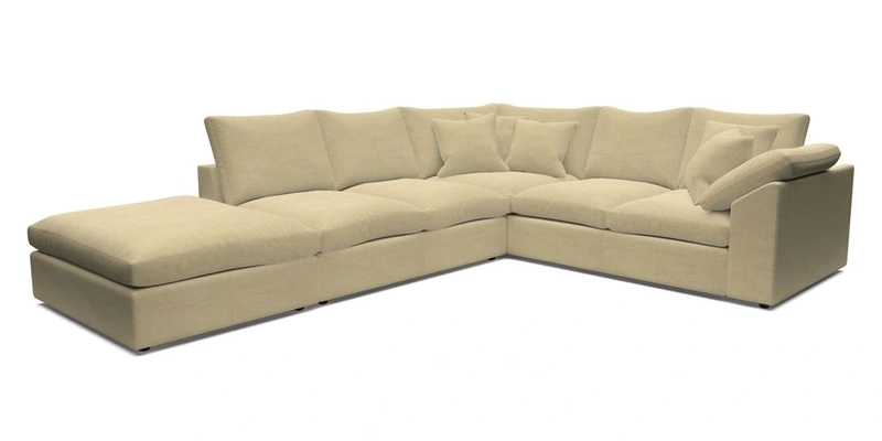 Big Softie Sloped Arm Large Corner Group RHF in Sahara Chalk