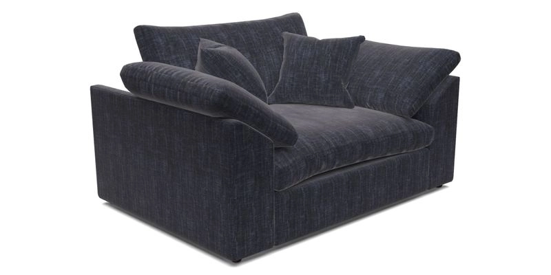 Big Softie Sloped Arm Snuggler in Two Tone Plain Biscuit