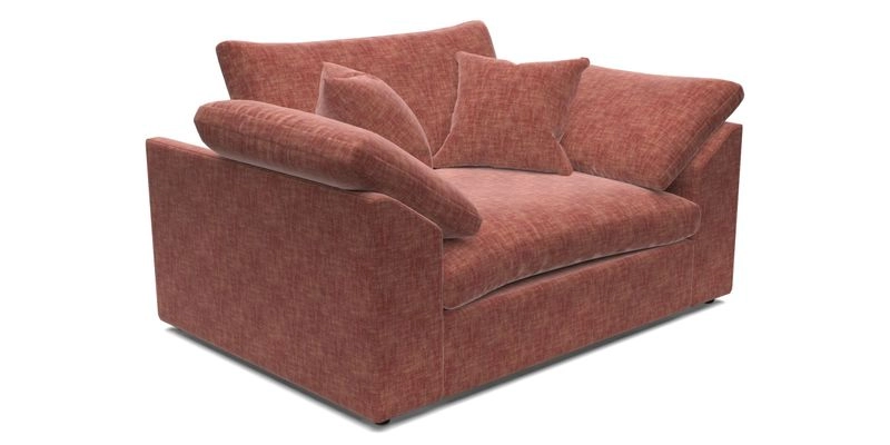 Big Softie Sloped Arm Snuggler in Two Tone Plain Biscuit