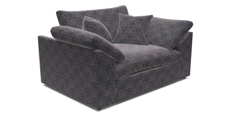 Big Softie Sloped Arm Snuggler in Two Tone Plain Biscuit