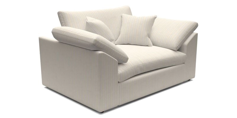 Big Softie Sloped Arm Snuggler in Two Tone Plain Biscuit