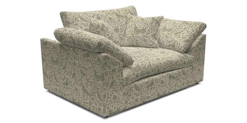 Big Softie Sloped Arm Snuggler in Two Tone Plain Biscuit