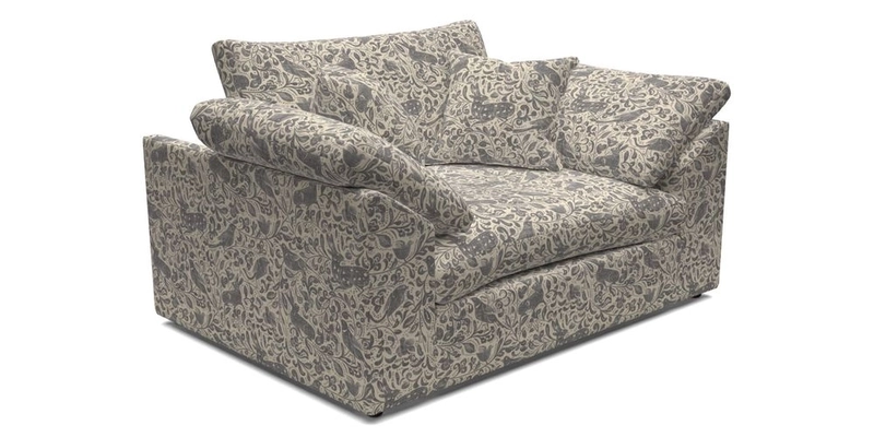 Big Softie Sloped Arm Snuggler in Two Tone Plain Biscuit