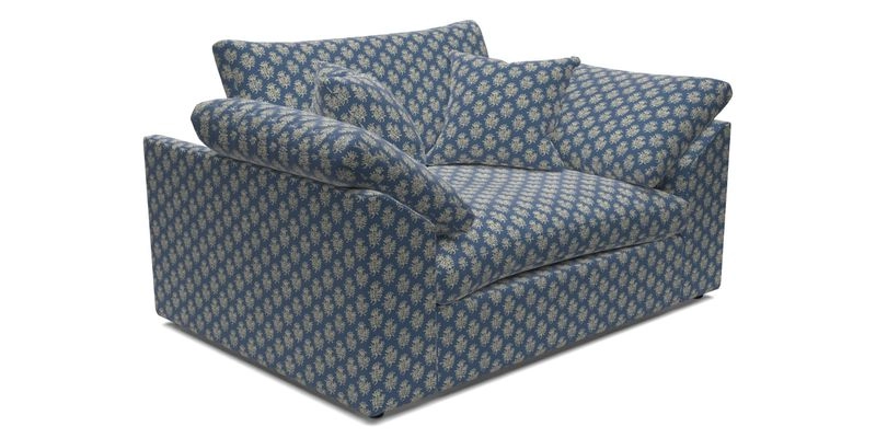 Big Softie Sloped Arm Snuggler in Two Tone Plain Biscuit