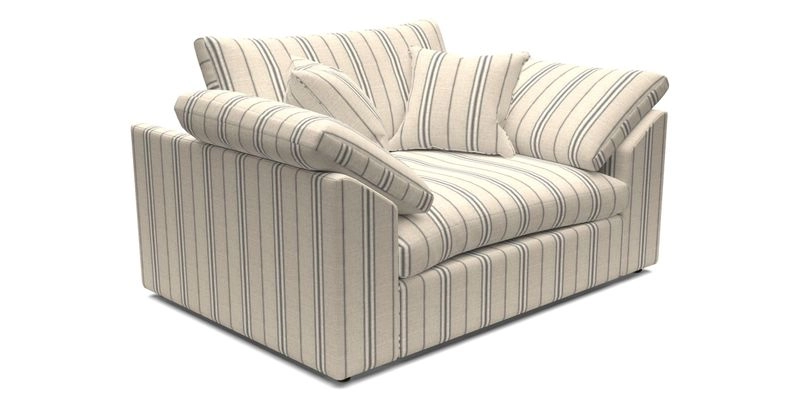 Big Softie Sloped Arm Snuggler in Two Tone Plain Biscuit