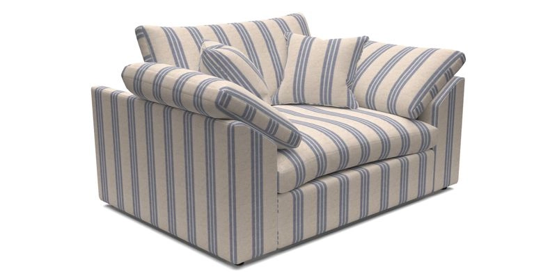 Big Softie Sloped Arm Snuggler in Two Tone Plain Biscuit