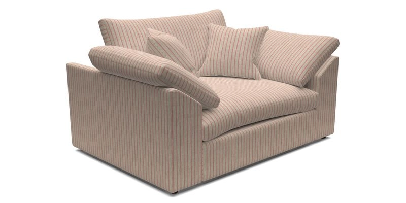 Big Softie Sloped Arm Snuggler in Two Tone Plain Biscuit