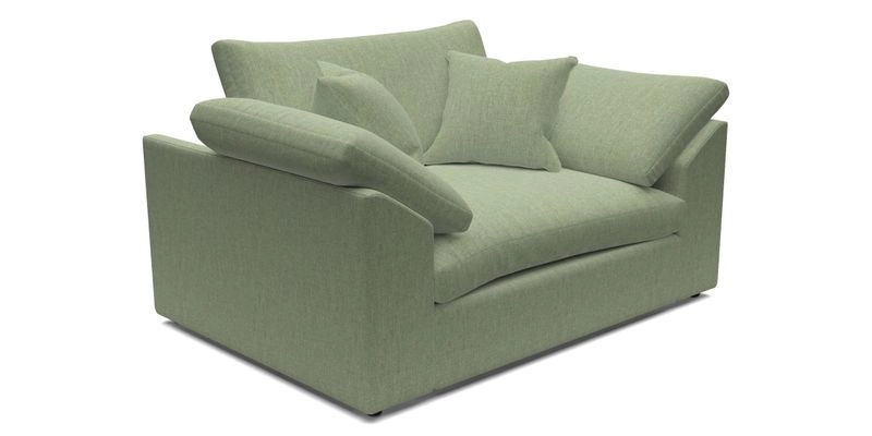 Big Softie Sloped Arm Snuggler in Two Tone Plain Biscuit