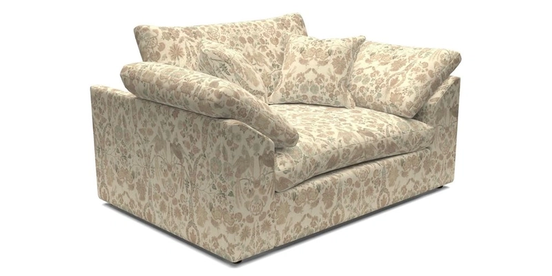 Big Softie Sloped Arm Snuggler in Two Tone Plain Biscuit