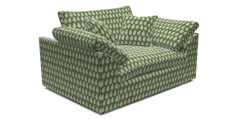 Big Softie Sloped Arm Snuggler in Two Tone Plain Biscuit