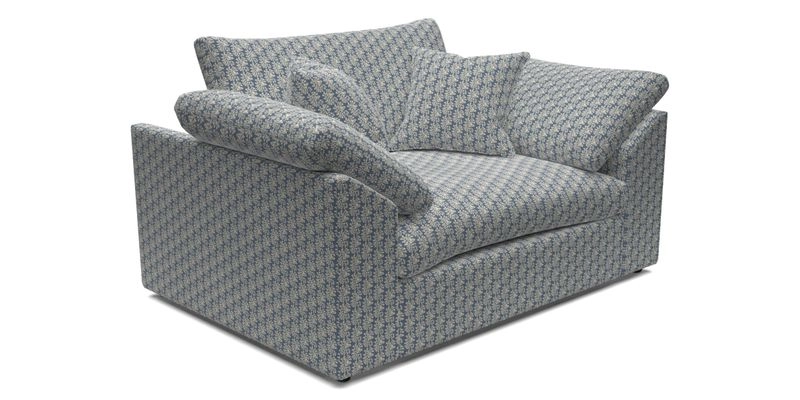 Big Softie Sloped Arm Snuggler in Two Tone Plain Biscuit