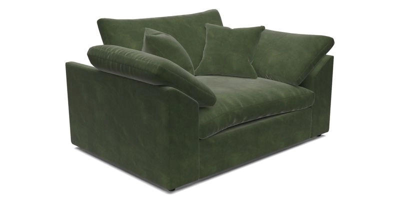 Big Softie Sloped Arm Snuggler in Two Tone Plain Biscuit