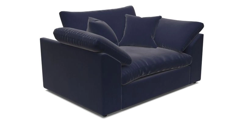 Big Softie Sloped Arm Snuggler in Two Tone Plain Biscuit