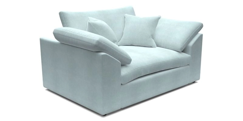 Big Softie Sloped Arm Snuggler in Two Tone Plain Biscuit