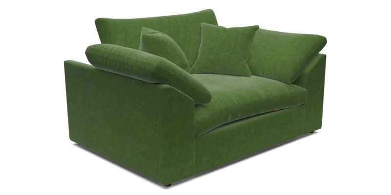 Big Softie Sloped Arm Snuggler in Two Tone Plain Biscuit