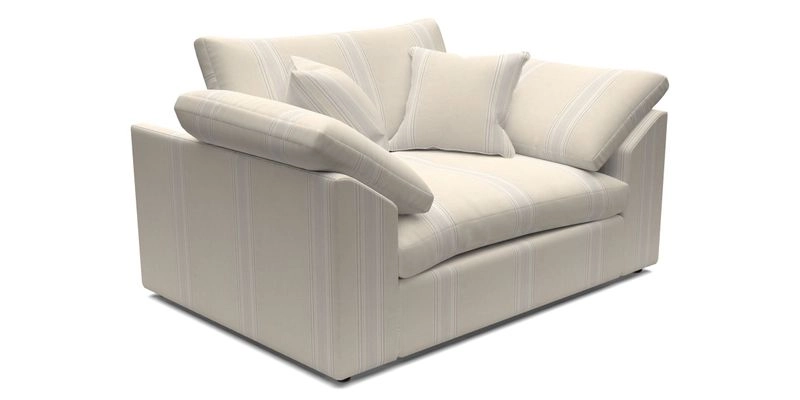 Big Softie Sloped Arm Snuggler in Two Tone Plain Biscuit