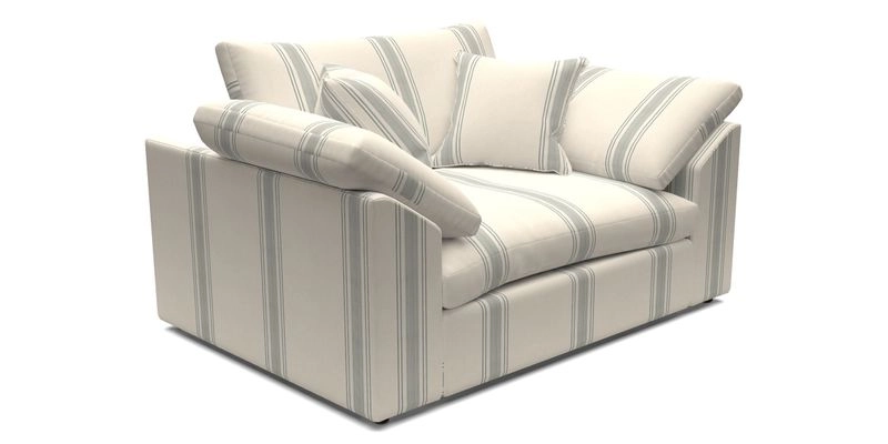 Big Softie Sloped Arm Snuggler in Two Tone Plain Biscuit