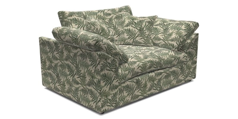 Big Softie Sloped Arm Snuggler in Two Tone Plain Biscuit