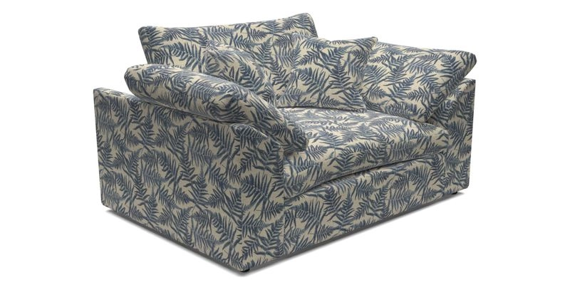 Big Softie Sloped Arm Snuggler in Two Tone Plain Biscuit