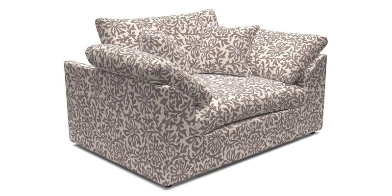 Big Softie Sloped Arm Snuggler in Two Tone Plain Biscuit