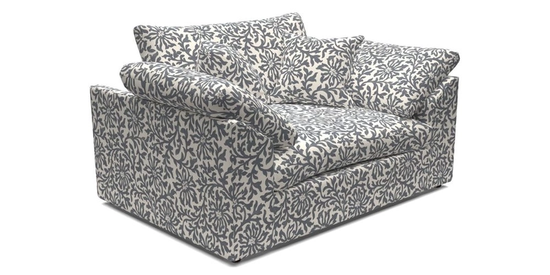 Big Softie Sloped Arm Snuggler in Two Tone Plain Biscuit