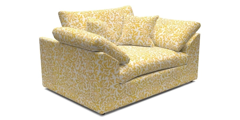 Big Softie Sloped Arm Snuggler in Two Tone Plain Biscuit